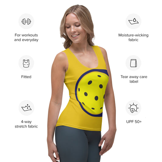 Pickleball Ladies Athletic Tank Top