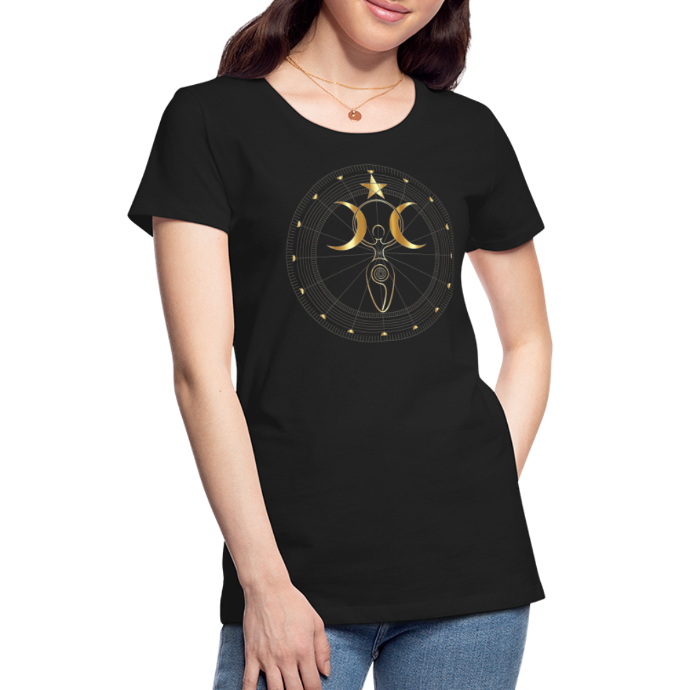 GODDESS Women’s Premium T-Shirt - black