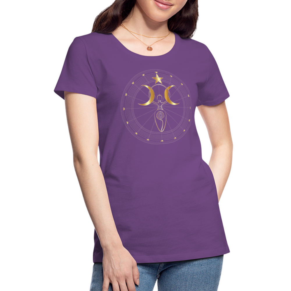 GODDESS Women’s Premium T-Shirt - purple