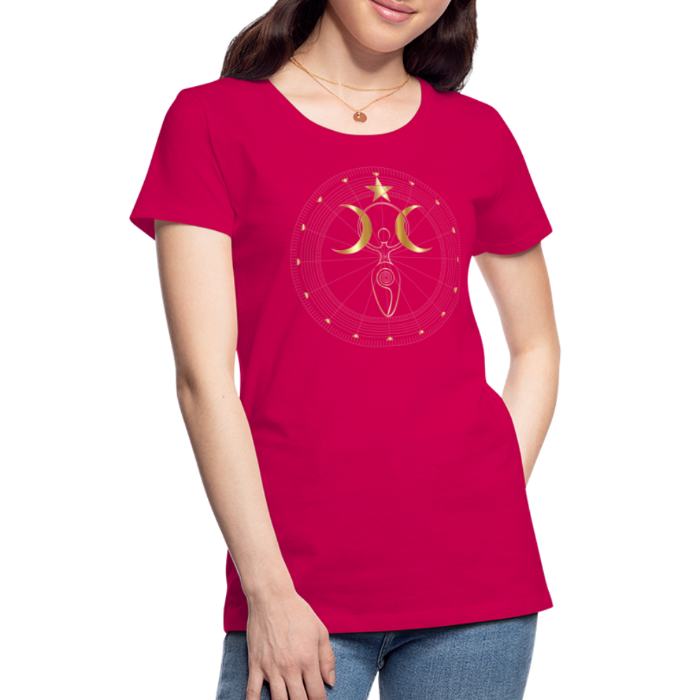 GODDESS Women’s Premium T-Shirt - dark pink