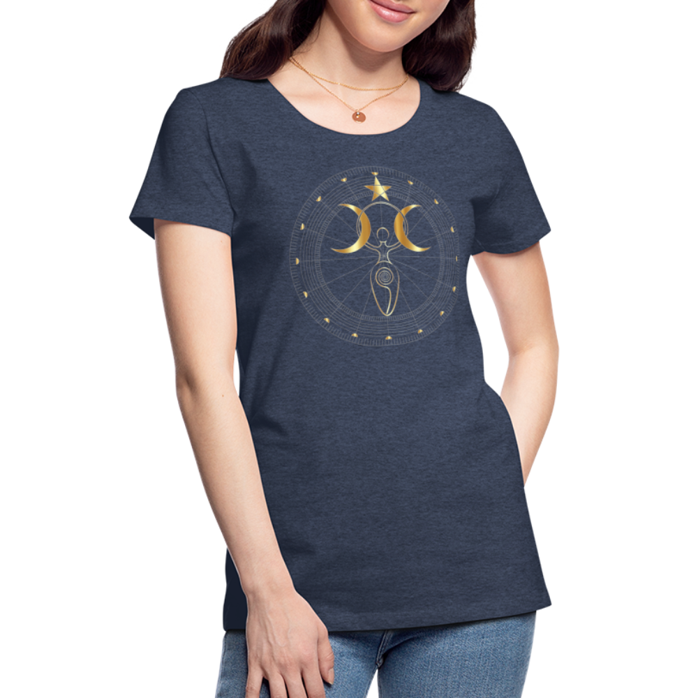 GODDESS Women’s Premium T-Shirt - heather blue