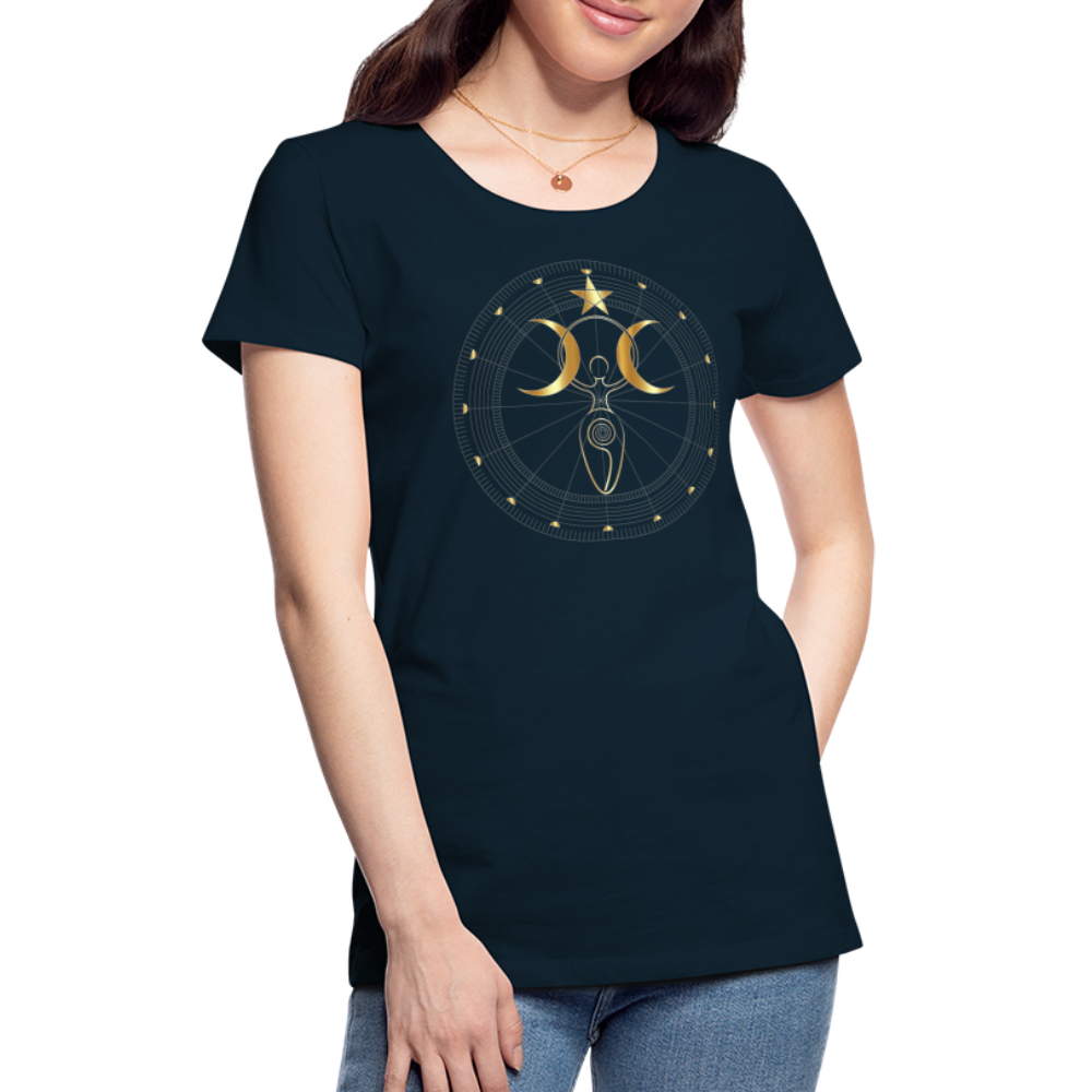 GODDESS Women’s Premium T-Shirt - deep navy