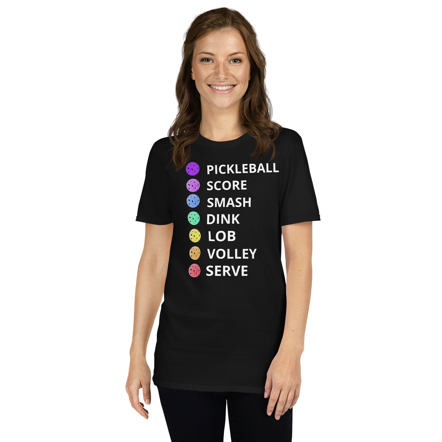 Pickleball Chakras Short-Sleeve Unisex T-Shirt