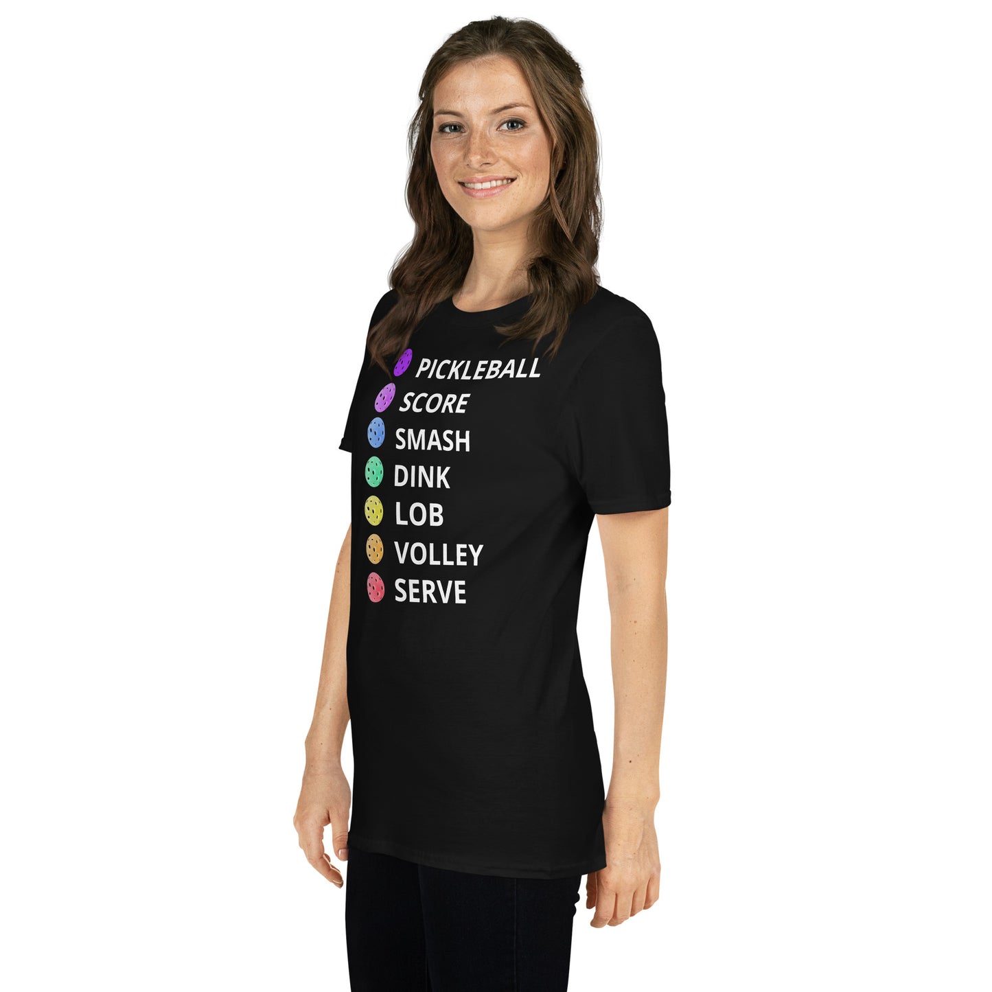 Pickleball Chakras Short-Sleeve Unisex T-Shirt