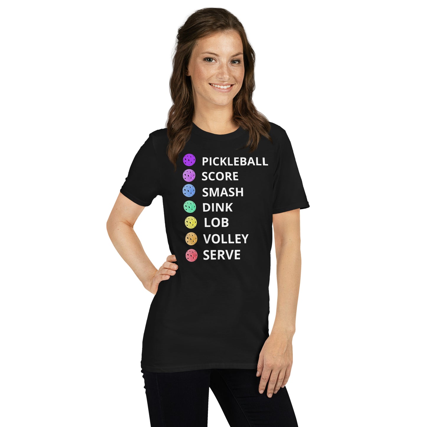 Pickleball Chakras Short-Sleeve Unisex T-Shirt