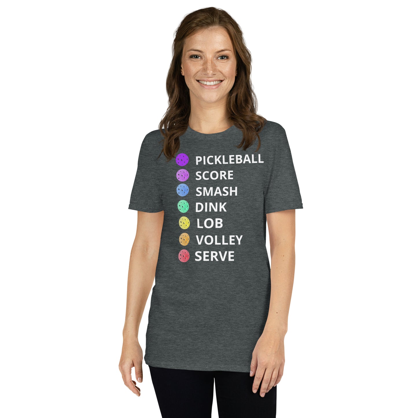 Pickleball Chakras Short-Sleeve Unisex T-Shirt