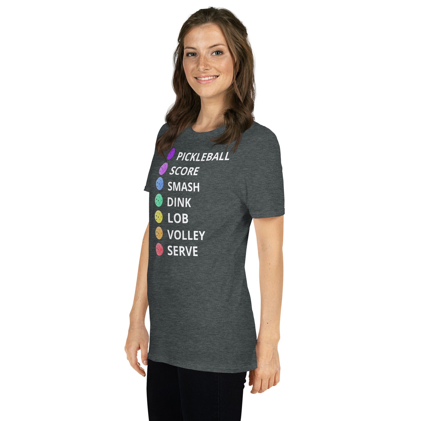 Pickleball Chakras Short-Sleeve Unisex T-Shirt