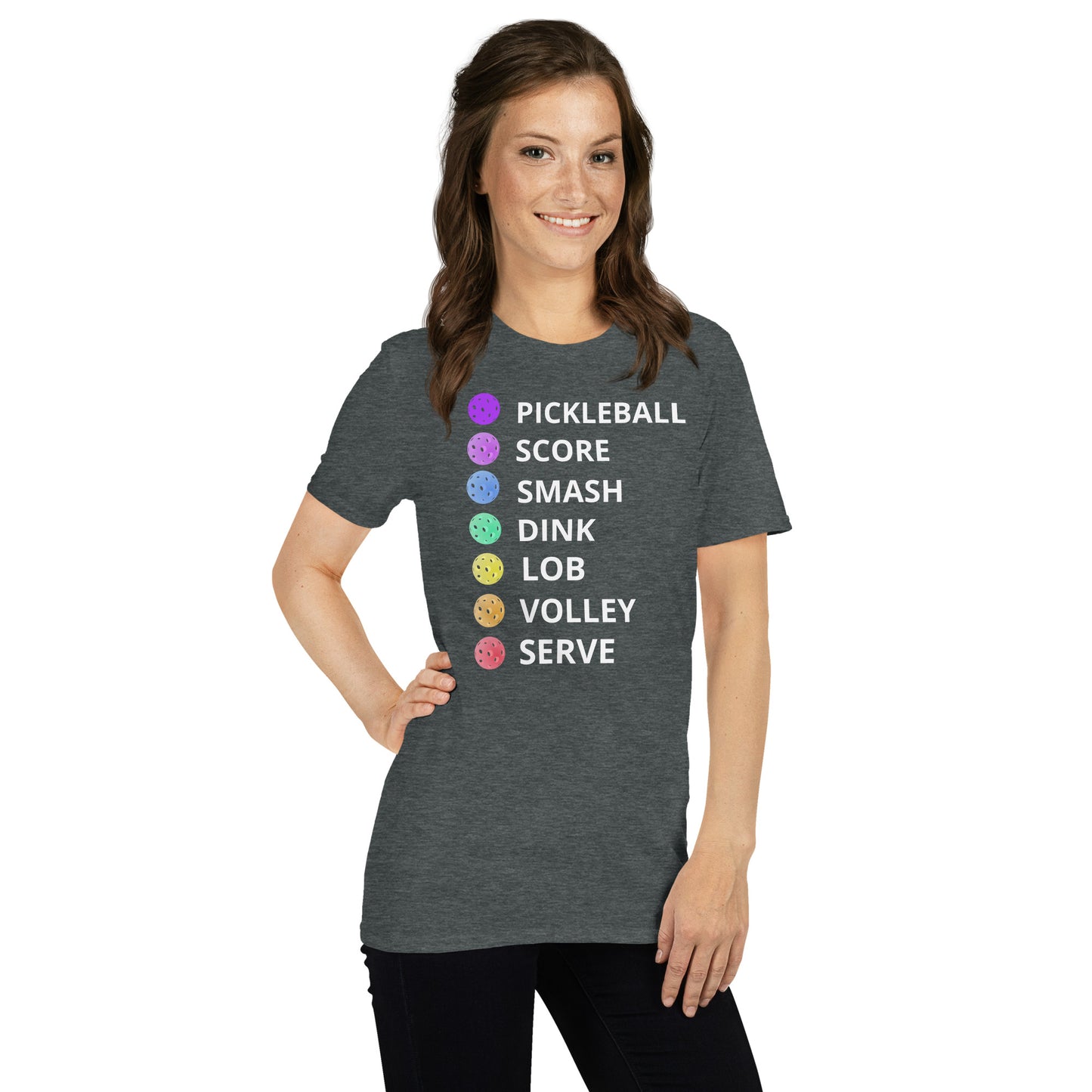 Pickleball Chakras Short-Sleeve Unisex T-Shirt