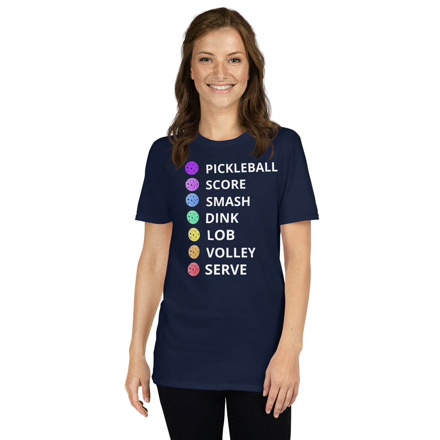 Pickleball Chakras Short-Sleeve Unisex T-Shirt