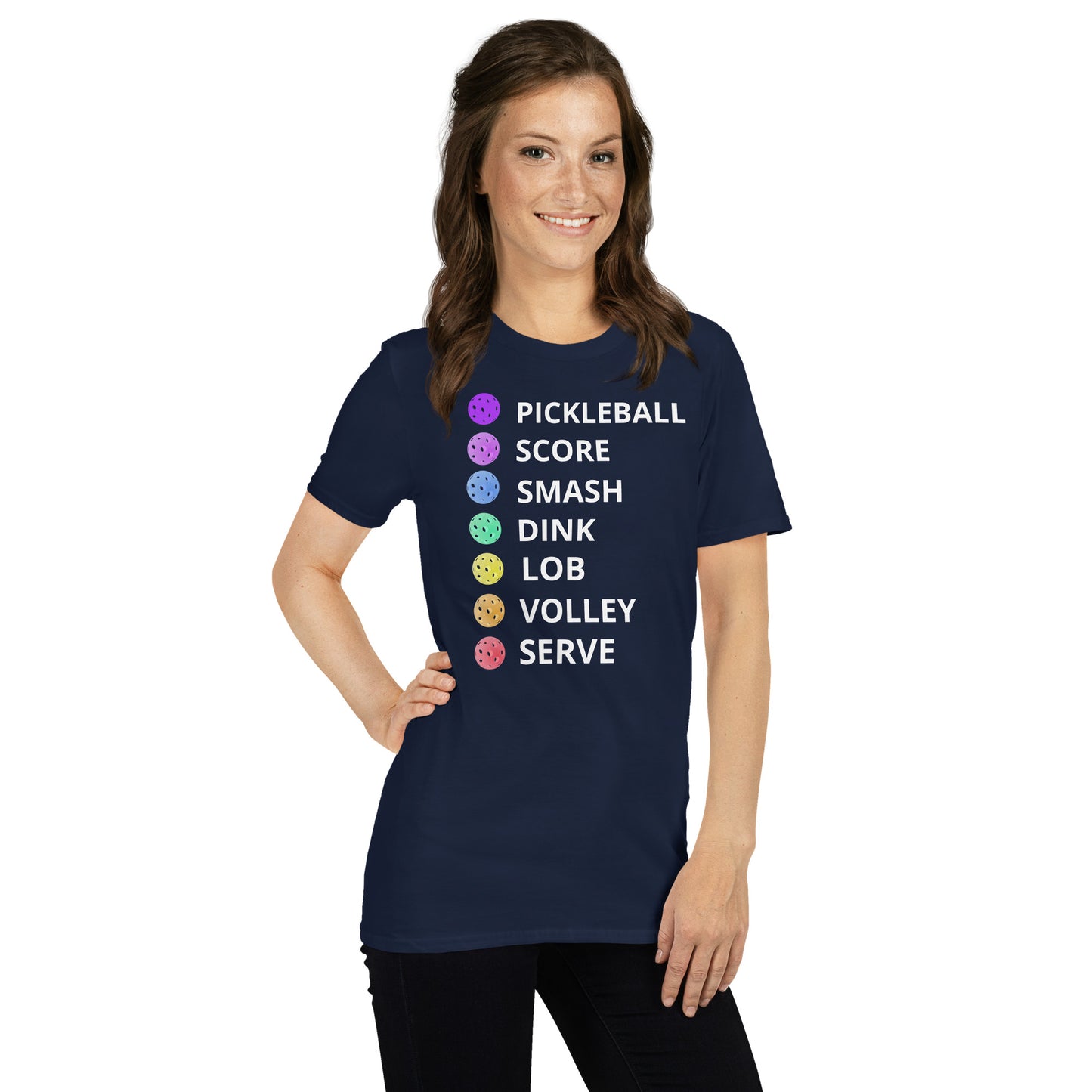 Pickleball Chakras Short-Sleeve Unisex T-Shirt