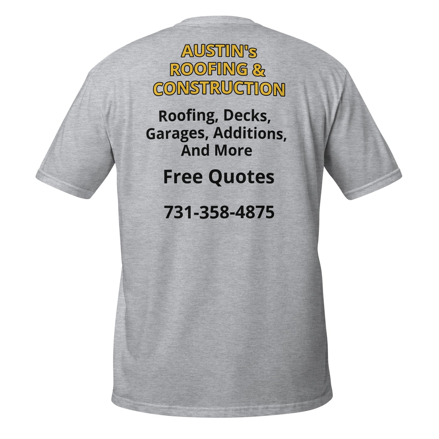 Austin's Construction Short-Sleeve Unisex T-Shirt