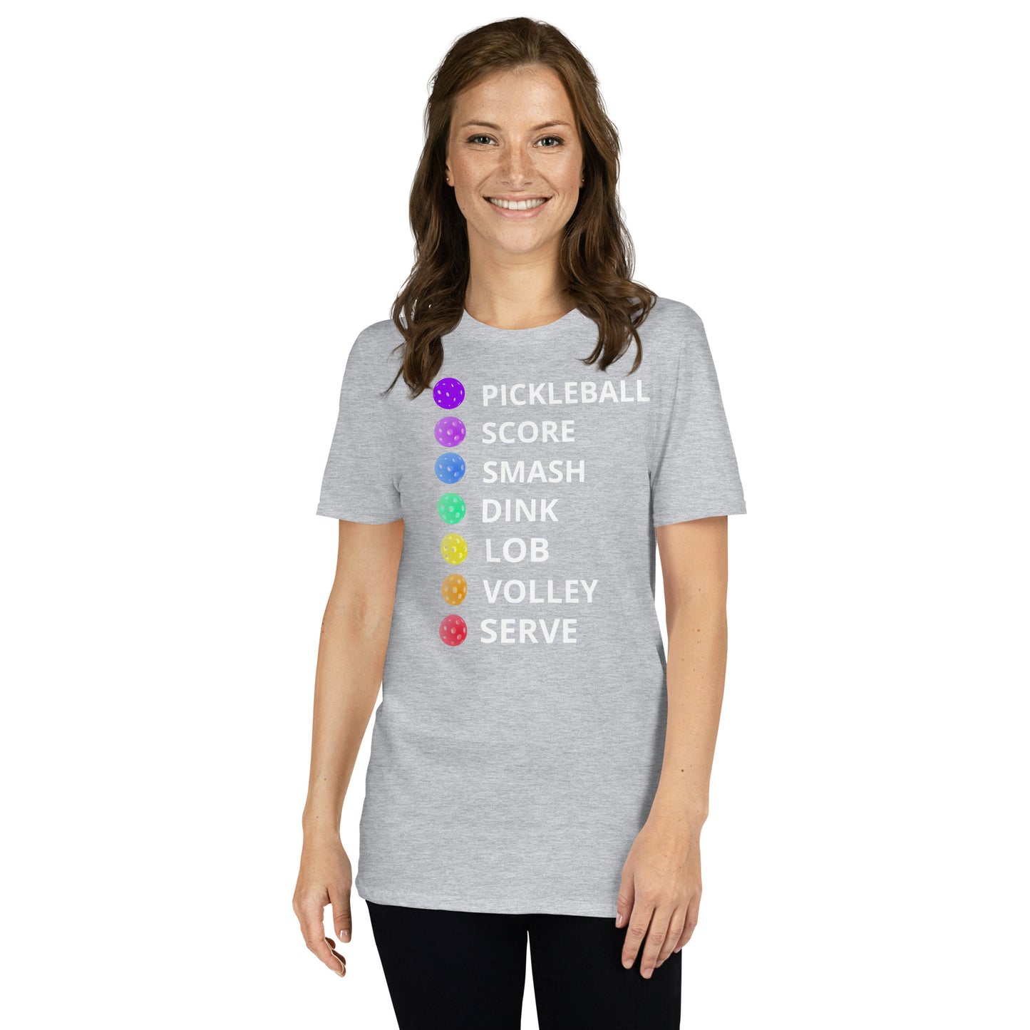 Pickleball Chakras Short-Sleeve Unisex T-Shirt