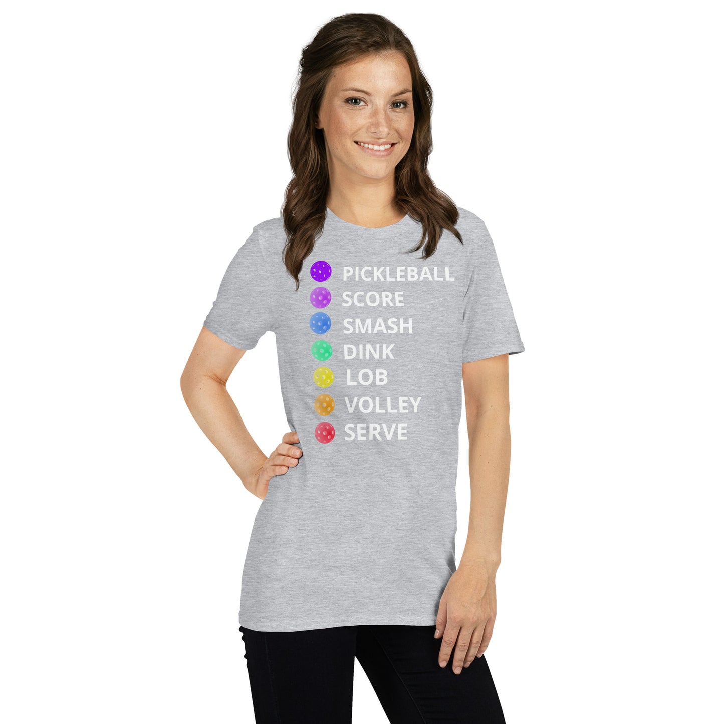 Pickleball Chakras Short-Sleeve Unisex T-Shirt