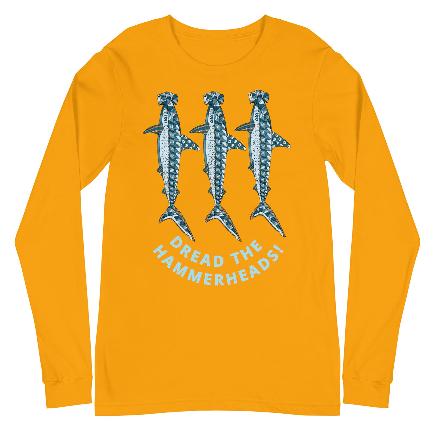 Dread The Hammerheads Rugby Team Unisex Long Sleeve Tee