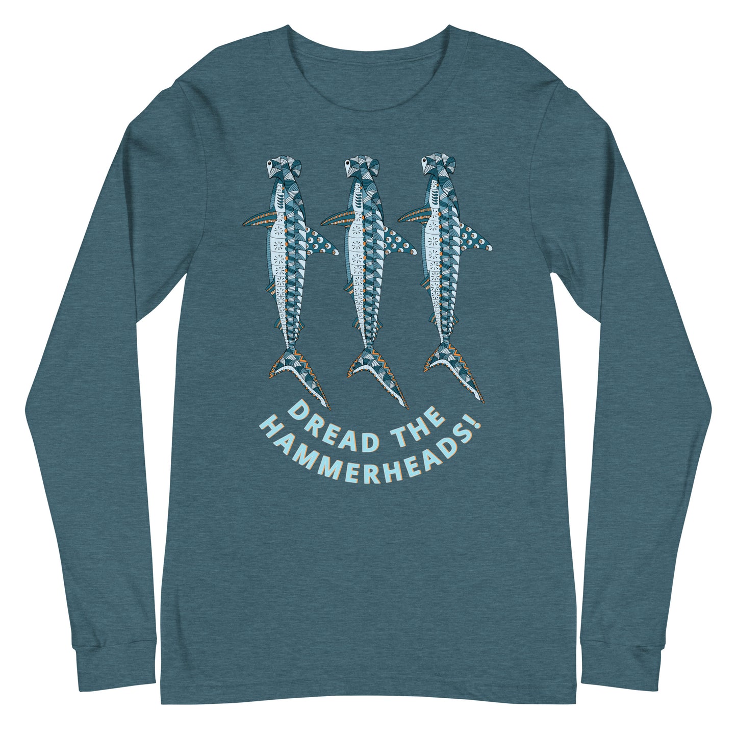 Dread The Hammerheads Rugby Team Unisex Long Sleeve Tee