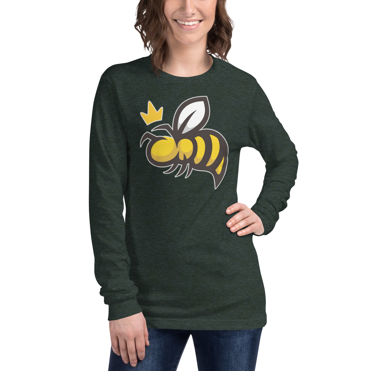 Queen Bee Unisex Long Sleeve Tee