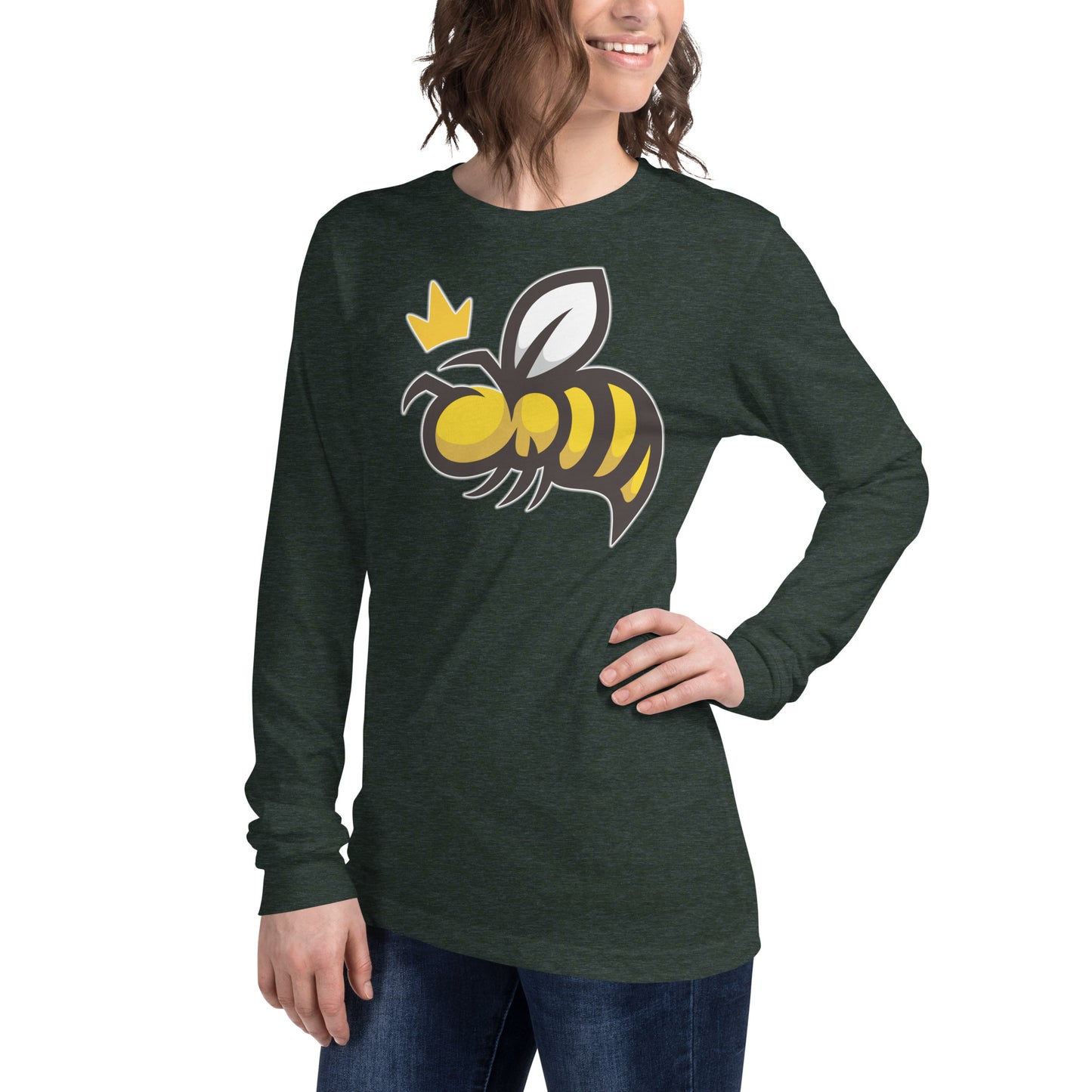 Queen Bee Unisex Long Sleeve Tee