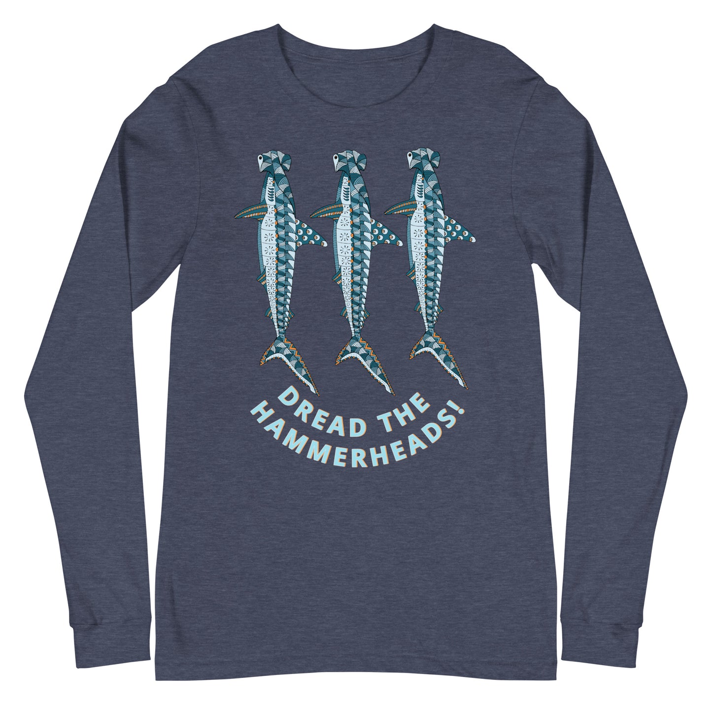 Dread The Hammerheads Rugby Team Unisex Long Sleeve Tee