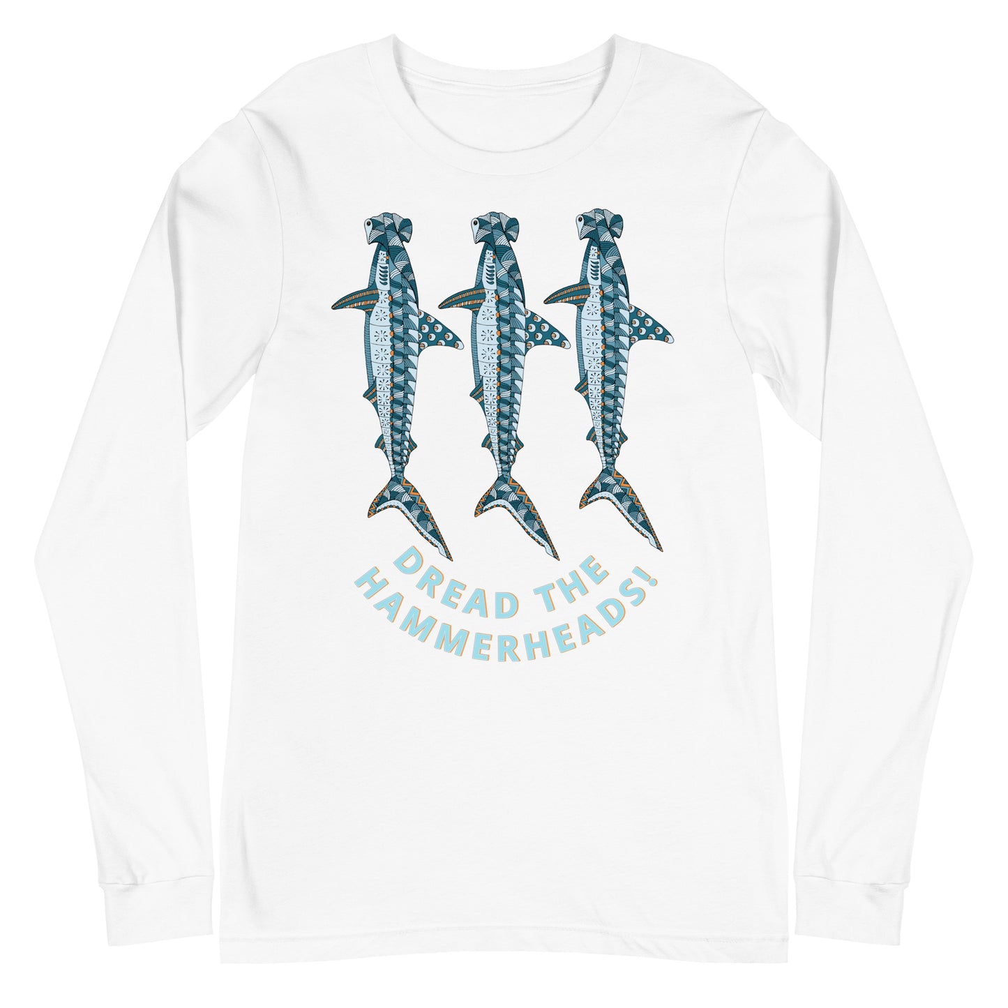 Dread The Hammerheads Rugby Team Unisex Long Sleeve Tee