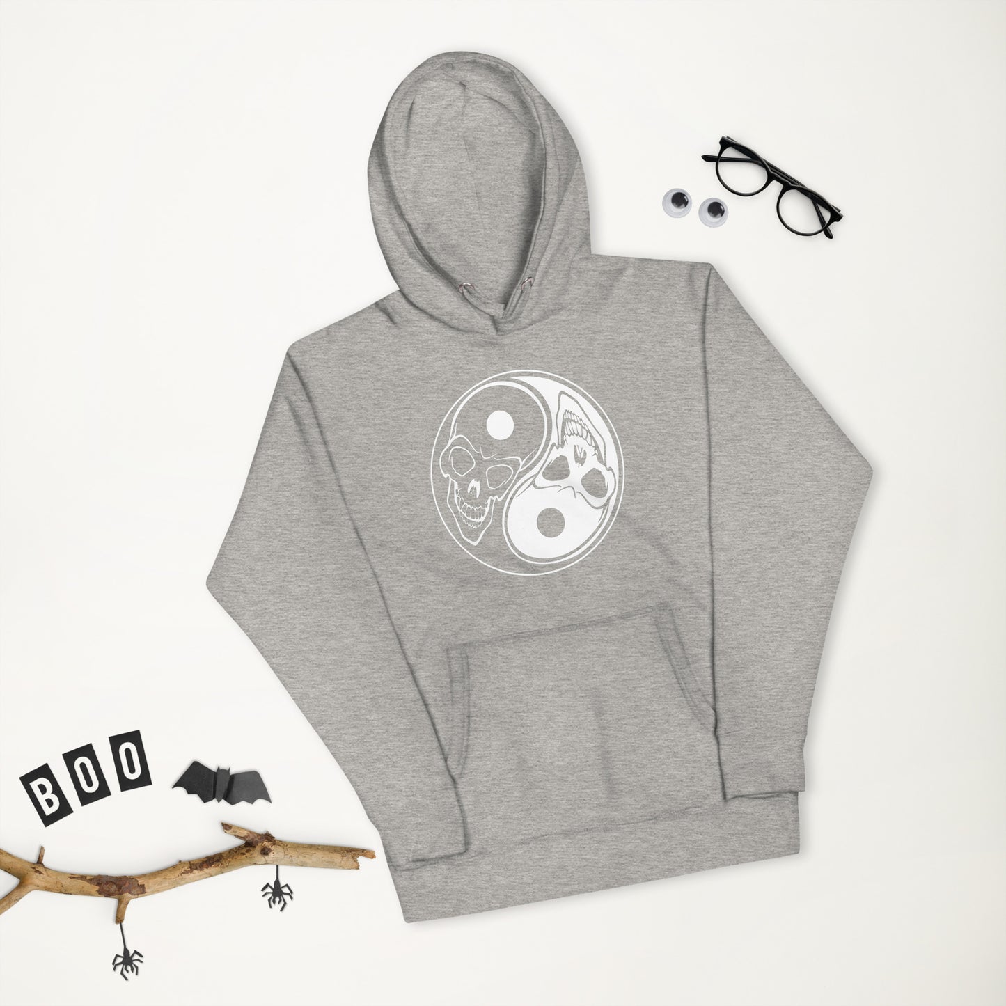 Yin Yang Skeleton Unisex Hoodie