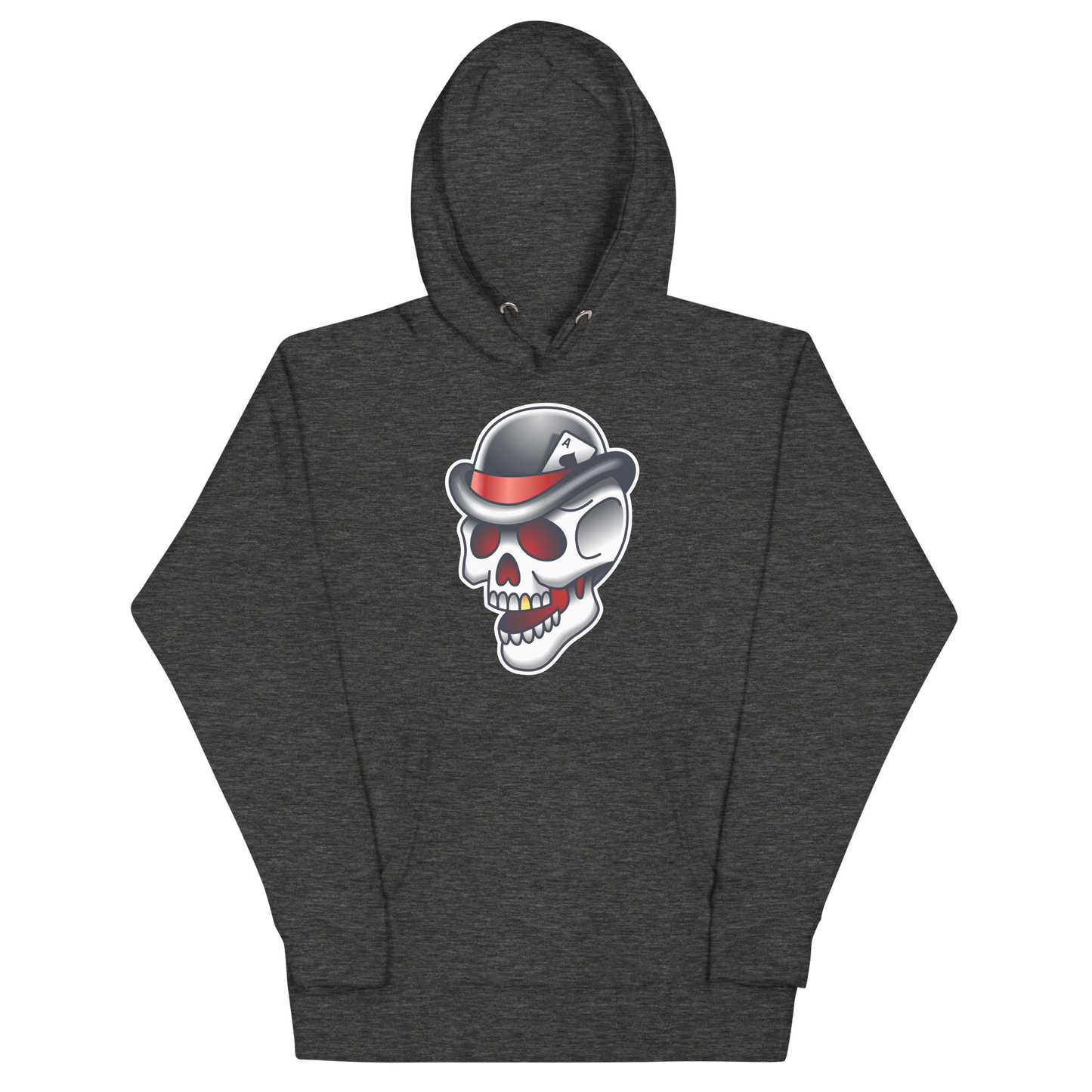 Halloween Skeleton Gambler Unisex Hoodie