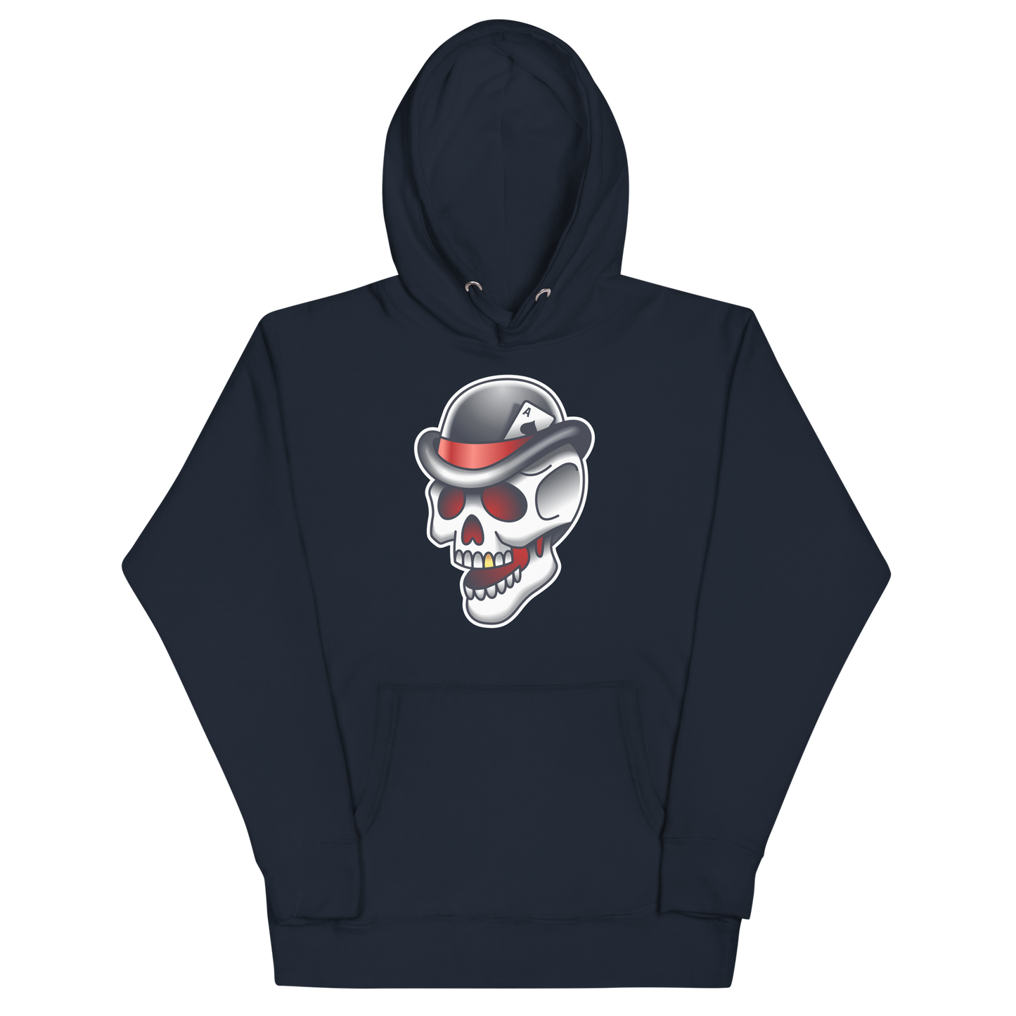 Halloween Skeleton Gambler Unisex Hoodie