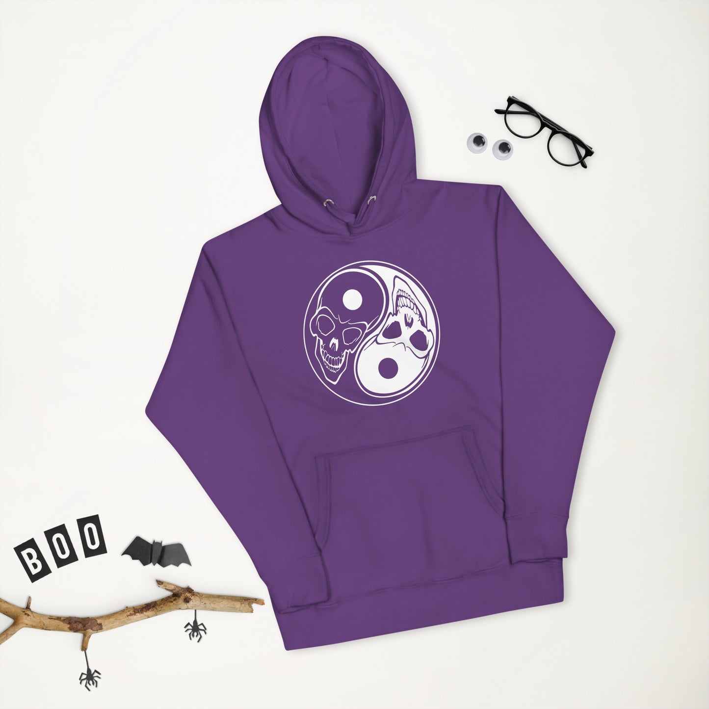 Yin Yang Skeleton Unisex Hoodie