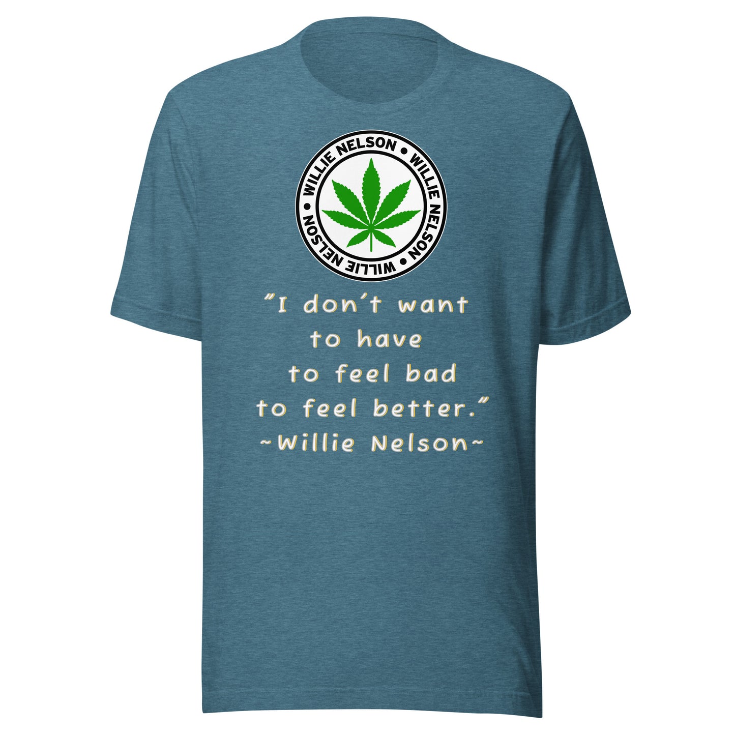 Billboard Collection - Willie Nelson Cannibis Unisex t-shirt