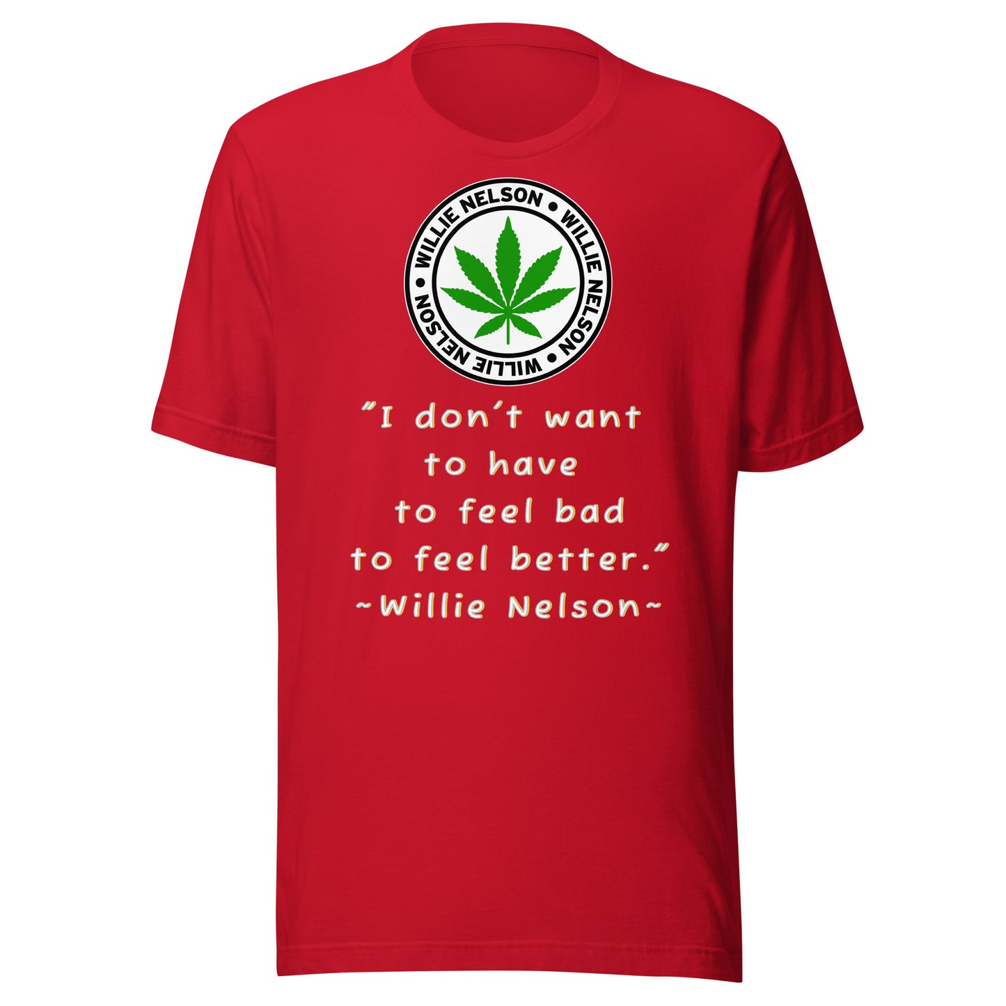 Billboard Collection - Willie Nelson Cannibis Unisex t-shirt